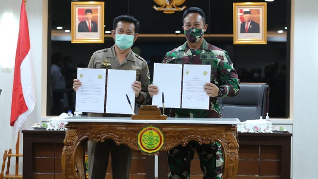 Kementan dan TNI AD sepakat memperkokoh kesiapan penyediaan pangan untuk rakyat Indonesia.