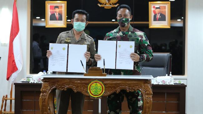 Kementan-TNI AD Perkokoh Kesiapan Penyediaan Pangan Kementan dan TNI AD sepakat memperkokoh kesiapan penyediaan pangan untuk rakyat Indonesia.