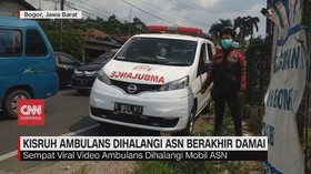 VIDEO: Kisruh Ambulans Dihalangi ASN Berakhir Damai
