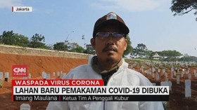 VIDEO: Lahan Pemakaman Covid-19 Dibuka