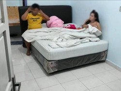 Video Sejoli Terjaring Razia Ngamar di Hotel, Ngaku Tante-Ponakan