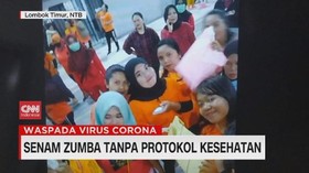 VIDEO: Senam Zumba tanpa Protokol Kesehatan