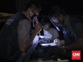 FOTO: Sensus Penduduk Tunawisma Saat Tengah Malam