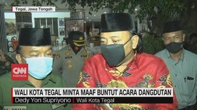 VIDEO: Wali Kota Tegal Minta Maaf Buntut Acara Dangdutan