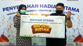 Nasabah Bank Kalsel Raih Hadiah Utama Tabungan Simpeda