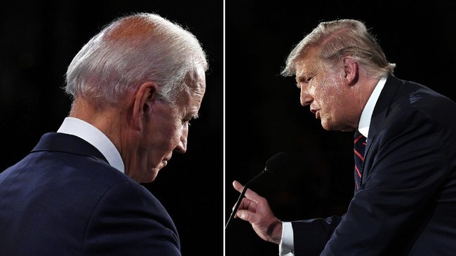 Calon presiden Joe Biden mengatakan siap menantang petahana Donald Trump dalam debat kedua. Namun menolak jika Trump belum pulih dari Covid.