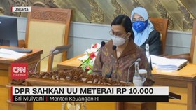 VIDEO: DPR Sahkan UU Meterai Rp 10.000