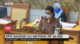 VIDEO: DPR Sahkan UU Meterai Rp 10.000