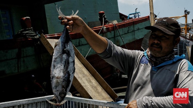 FOTO: Sentra Penjualan Ikan Mulai Lesu Saat Pandemi Corona