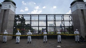 FOTO : Demo Tolak Omnibus Law Ciptaker di Tengah Pandemi