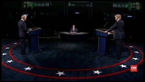 VIDEO: Momen-momen Penting Saat Debat Trump-Biden