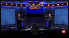 VIDEO: Momen Trump-Biden Saling Interupsi di Debat Capres AS