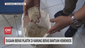 VIDEO: Dugaan Beras Plastik di Karung Beras Bantuan Kemensos