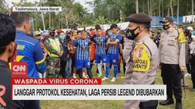 VIDEO: Langgar Protokol, Laga Persib Legend Dibubarkan