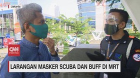 VIDEO: Larangan Masker Scuba dan Buff di MRT