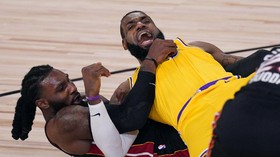 FOTO: Lakers Hajar Miami Heat di Game 1 Final NBA 2020