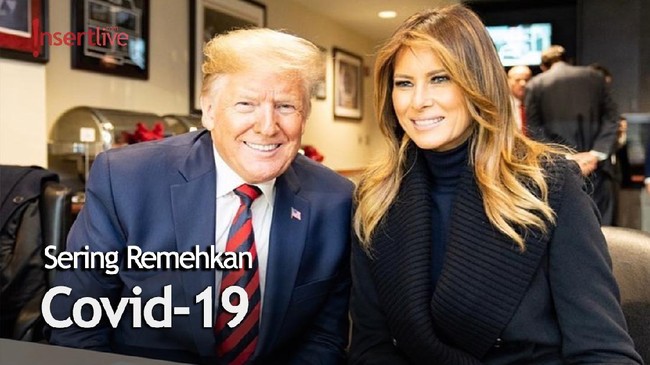 Donald Trump dan Istrinya Melania Positif Covid-19