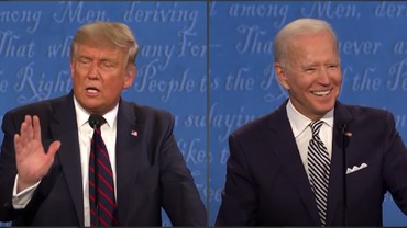 img-title Hina Joe Biden yang Selalu Pakai Masker, Donald Trump Positif Corona