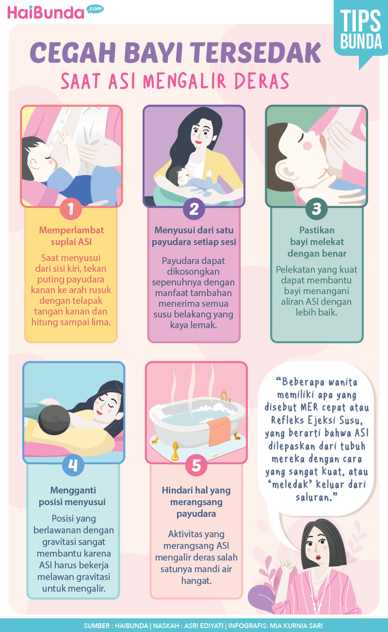Infografis Cegah Bayi Tersedak