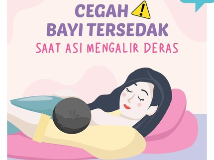 5 Tips Cegah Bayi Tersedak Saat ASI Mengalir Deras