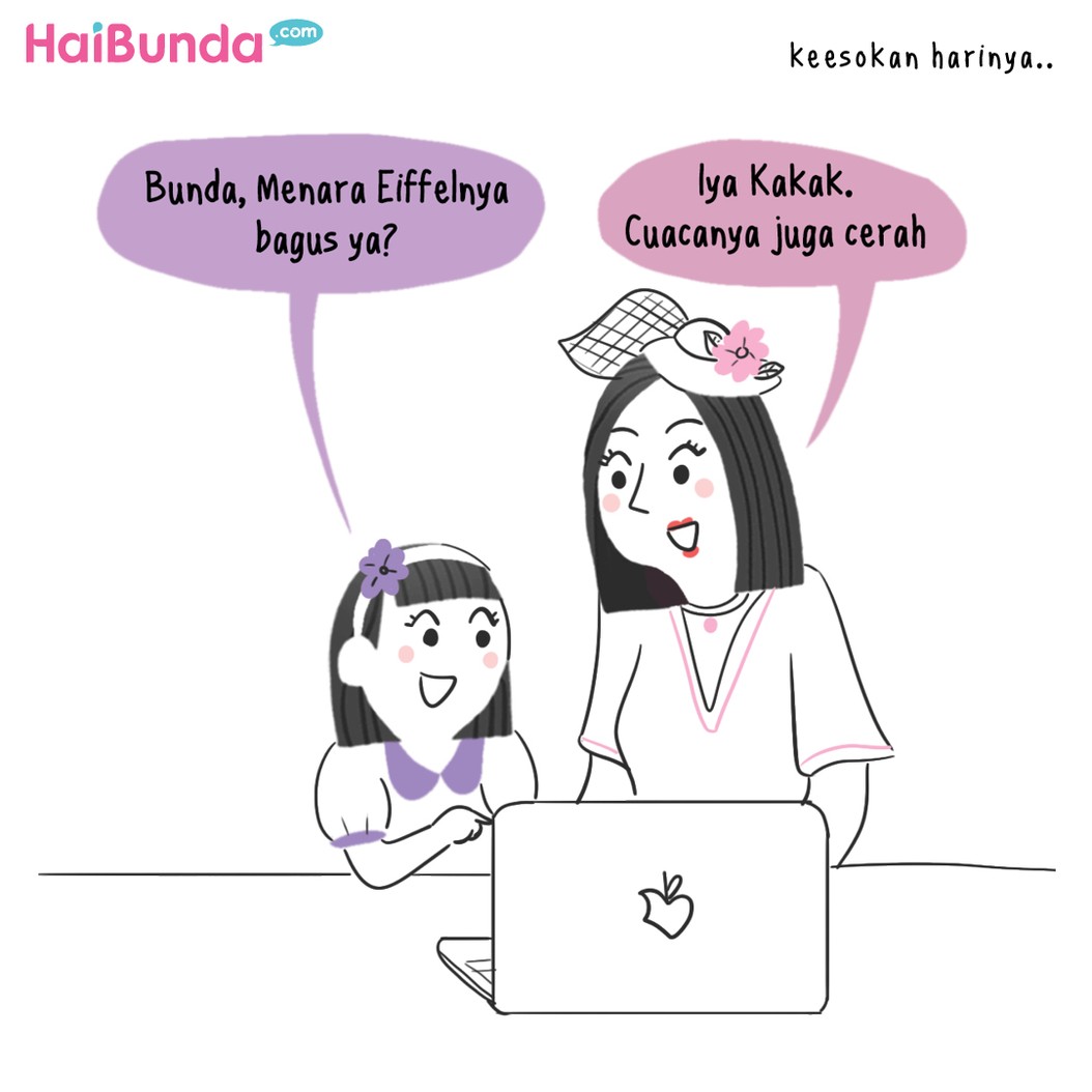 Komik HaiBunda Wisata Virtual