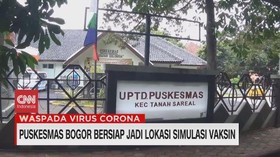 VIDEO: Puskesmas Bogor jadi Lokasi Simulasi Vaksin Covid-19