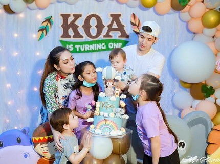 7 Potret Meriahnya Ultah Anak Bungsu Stefan William & Celine Evangelista