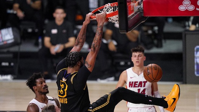 LA Lakers berhasil meraih kemenangan 124-114 atas Miami Heat pada gim kedua final NBA pada Jumat (2/10) waktu setempat.