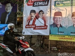 Benyamin-Pilar Dominan di Survei Pilkada Tangsel, Kejaran Muhamad-Sara Diragukan