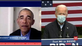 VIDEO: Obama-Biden Doakan Trump Segera Sembuh dari Corona