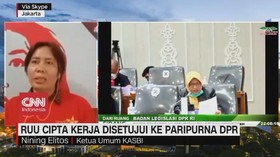 VIDEO: RUU Cipta Kerja Disetujui Ke Paripurna DPR