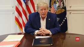 VIDEO: Trump Bicara ke Publik Usai Didiagnosis Covid-19