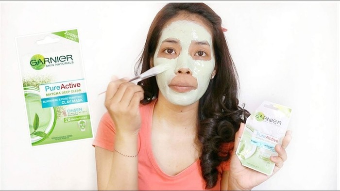 Garnier Pure Active Matcha Deep Clean Blackhead and Pore Purifying Clay Mask
