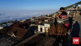 FOTO: Selamat Pagi dari Nepal Van Java Pemandangan di Dusun Butuh, Kabupaten Magelang, selama ini disebut bak Nepal Van Java.