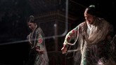 FOTO: Pertunjukan Flamenco Disekat Plastik Selama Pandemi Madrid mulai menggelar pertunjukan drama musikal Flamenco selama pandemi virus corona (Covid-19).