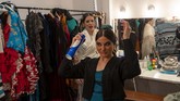FOTO: Pertunjukan Flamenco Disekat Plastik Selama Pandemi Madrid mulai menggelar pertunjukan drama musikal Flamenco selama pandemi virus corona (Covid-19).