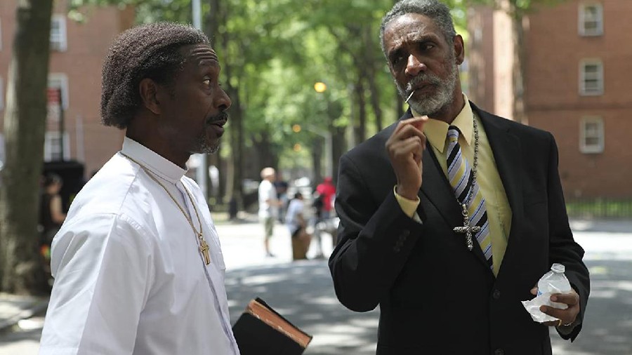 Thomas Jefferson Byrd Thomas Jefferson Byrd and Clarke Peters in Red Hook Summer (2012)