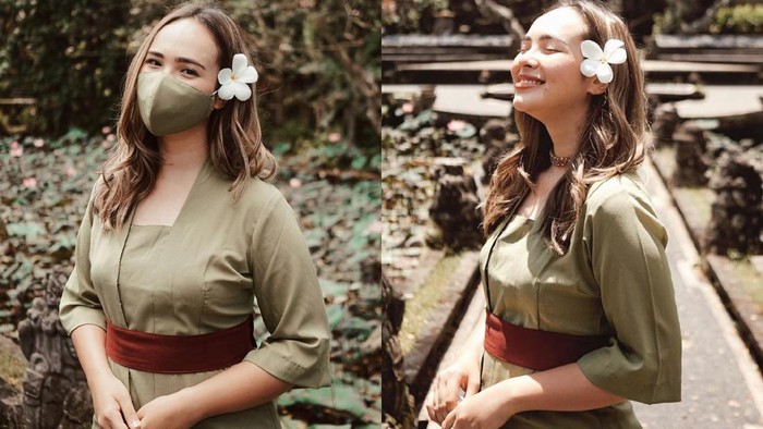 7 Potret Cantik Pamela Bowie Saat Liburan ke Bali