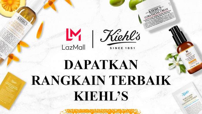 Grand Launching Online Flagship Store Kiehl's di Lazada, Ada Konsultasi Gratis dengan Skincare Expert hingga Kemasan Eco Friendly!
