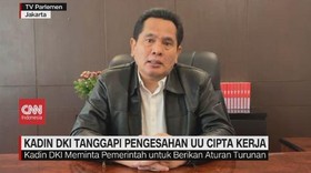 VIDEO: Kadin DKI Tanggapi Pengesahan UU Cipta Kerja