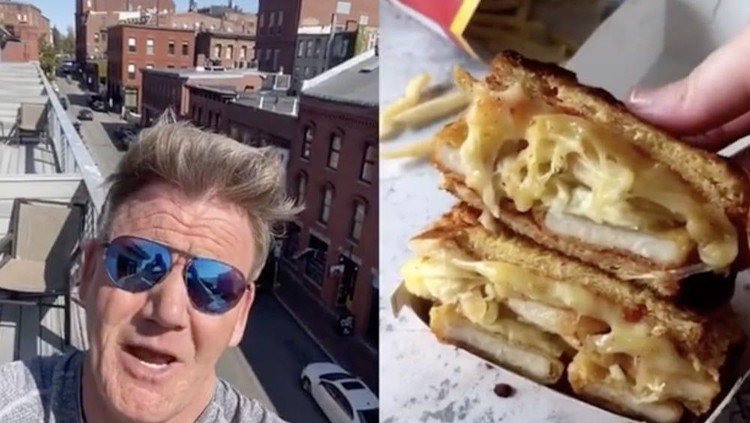 Netizen Bikin Sandwich Isi Nugget, Gordon Ramsay Sebut 'Sandwich Idiot'