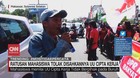 VIDEO: Ratusan Mahasiswa Tolak Disahkannya UU Cipta Kerja