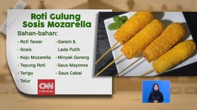 VIDEO: Roti Gulung Sosis Mozarella