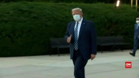 VIDEO: Donald Trump Tinggalkan RS Meski Masih Positif Covid