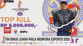 VIDEO: Tim Binus Juara Piala Menpora e-Sports 2020