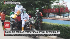 VIDEO: Bandung Bersiap Pembatasan Sosial Berskala RT