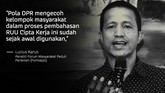 CELOTEH: Mereka yang Tolak Omnibus Law Ciptaker Omnibus law UU Cipta Kerja telah disahkan DPR, Senin (5/10). Sejumlah pihak menolak hal tersebut dan menilai UU tidak berpihak pada kelas pekerja.