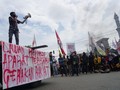 Mahasiswa Demo, Simpang Lembuswana Samarinda Lumpuh