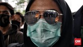 FOTO: Demo Mahasiswa Tolak UU Ciptaker di Pasar Rebo Ratusan mahasiswa turun ke jalan menolak UU Cipta Kerja dengan mengelar demonstrasi di bawah flyover Pasar Rebo, Jakarta. Rabu (7/10)