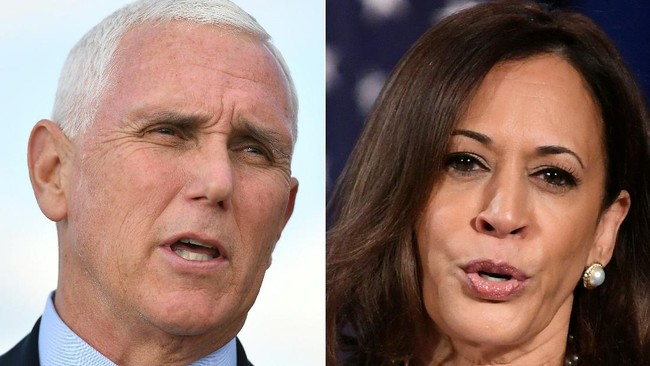 Data yang dirilis perusahaan intelijen media mencatat cawapres Kamala Harris lebih sering menjadi sasaran misinfromasi dibandingkan rivalnya, Mike Pence.